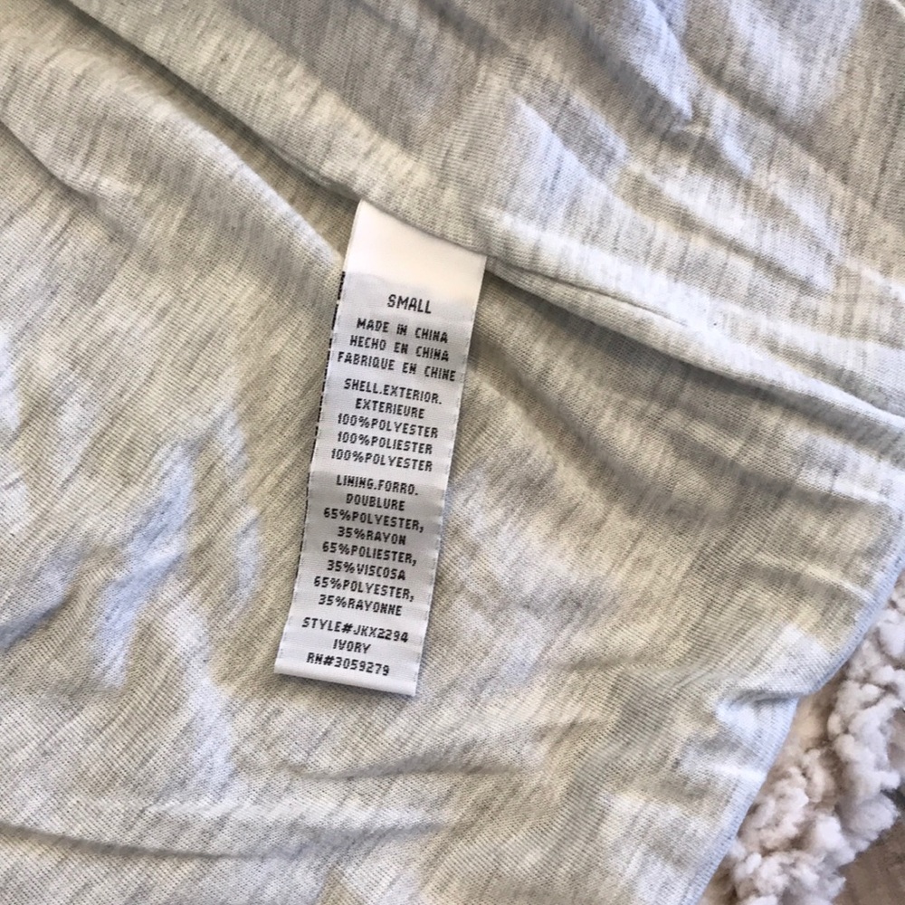 Oatmeal Warm, Cozy, Lined Sherpa ZIP Front Jacket - Picture 7 of 8